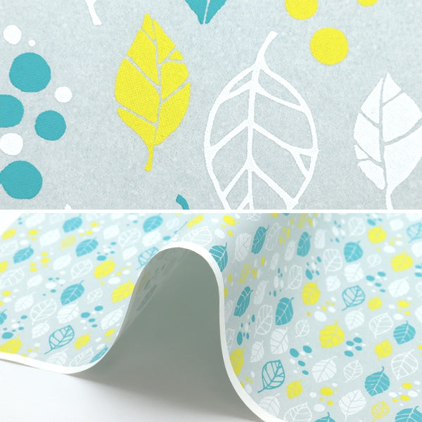 Washi "Machine Machigirou Zen Paper 북유럽 패턴 8 Leaf Grey Hokuou8"