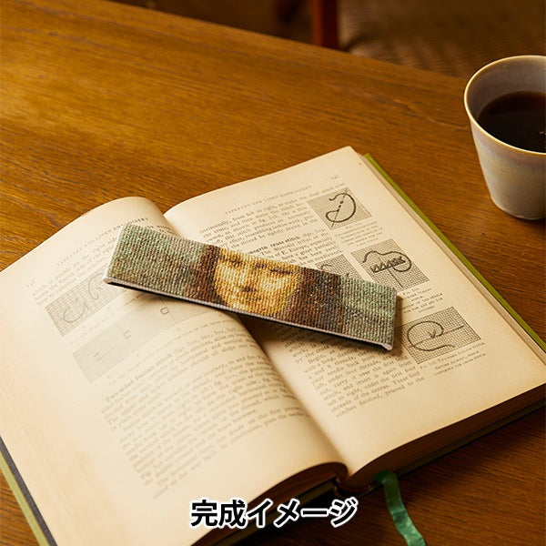 Комплект для волнений "Cross Stitch Kit закладка DMC X Louvre Museum Collection Mona Liza BK1973/81" DMC Diementea