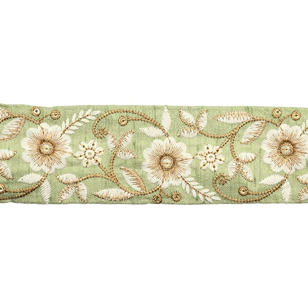 [From quantity 5] HandicraftTrim 『2022 Indian embroidery trim 45351E]