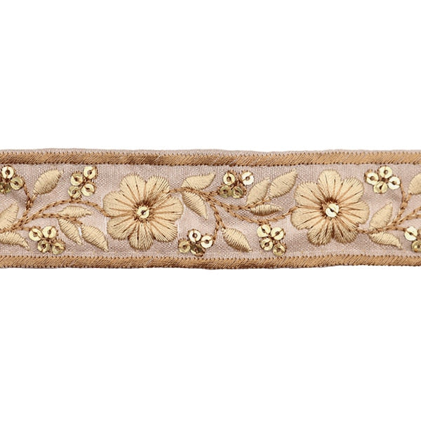 [From quantity 5] HandicraftTrim 『2023 Indian embroidery trim 45641#8』