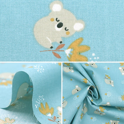 [De la cantidad 5] Tela "Domotex Cotton Print Good Night Koala DOMO-CPT13"