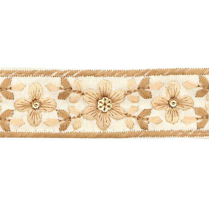 [From quantity 5] HandicraftTrim 『2023 Indian embroidery trim 590A]