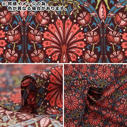 [From quantity 5] Fabric "Liberty Fabric Tana lawn Peacock Place 3633211-23BT] Liberty Japan