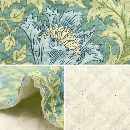 Fabric "V & A SheetingQuiltCut Cloth Approximately 105cm x 50cm Anemone CQ-VA10002-D]