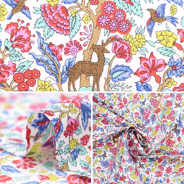 [From quantity 5] Fabric "Liberty Fabric Tana lawn Solter's Forest 3633238-23AT] Liberty Japan