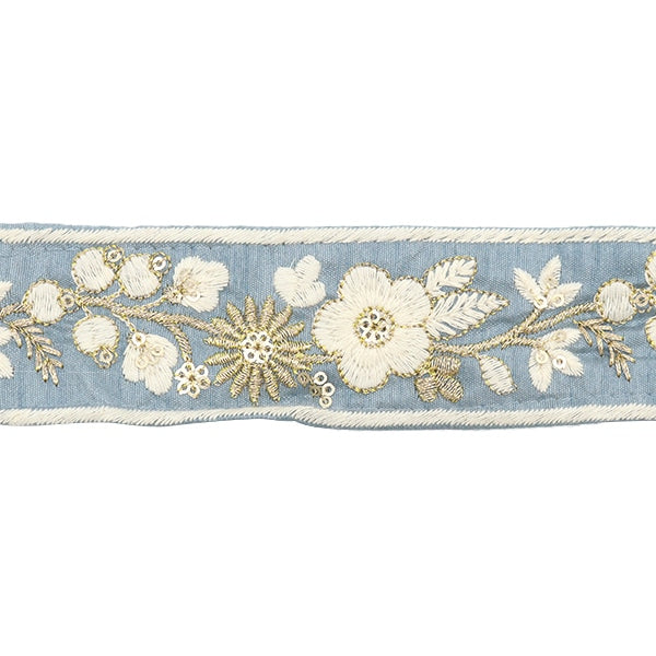 [From quantity 5] HandicraftTrim 『2023 Indian embroidery trim 654i]