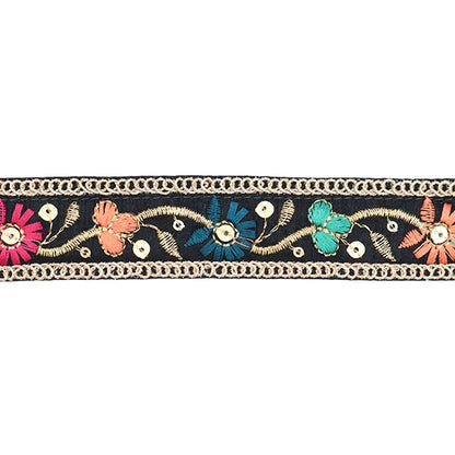 [From quantity 5] HandicraftTrim 『2023 Indian embroidery trim 45916A]