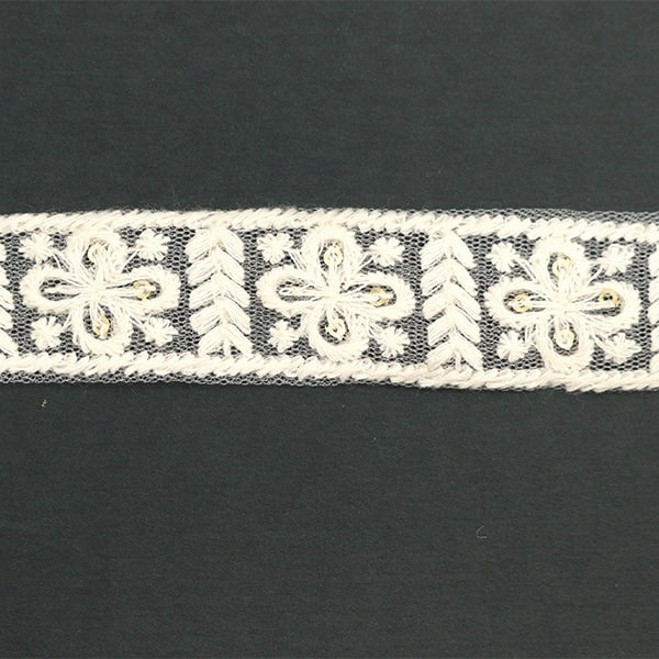[From quantity 5] HandicraftTrim 『2023 Indian embroidery trim 45924』