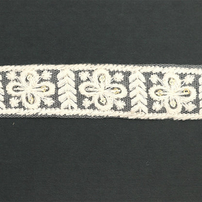 [From quantity 5] HandicraftTrim 『2023 Indian embroidery trim 45924』