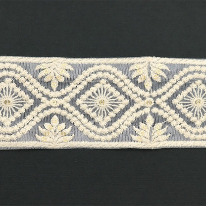 [From quantity 5] HandicraftTrim 『2023 Indian embroidery trim 45940』