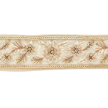 [From quantity 5] HandicraftTrim 『2023 Indian embroidery trim 46033#1』