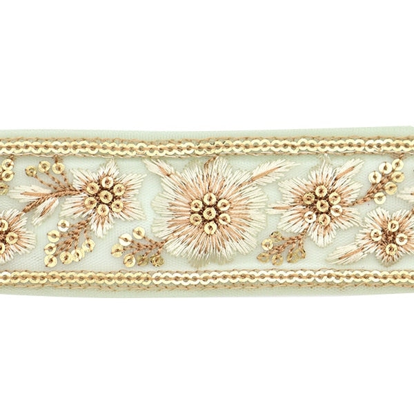 [From quantity 5] HandicraftTrim 『2023 Indian embroidery trim 46033#4』