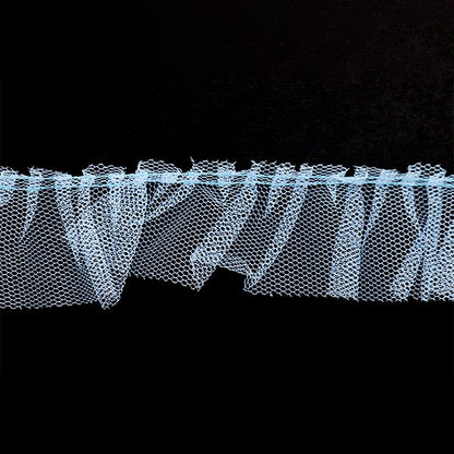 [수량 5에서] 레이스 "Tulle Box Frill 2023 4 No. 4 Color Sax 535F-4"