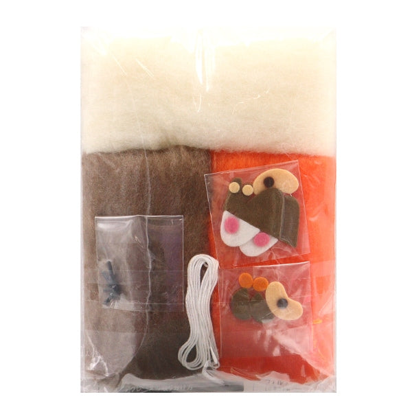 羊毛フェルトキット 『ボンボンズ レッサーパンダとカワウソ H441-618
