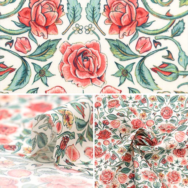 [De la cantidad 5] Fabric "Liberty Fabric Tanalone Pen Rose 3636838-Au" Liberty Japón Libertad Japón