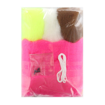 NadelfilzenKit "Neonfarben Tiere rosa Katze H441-622" Hamanaka