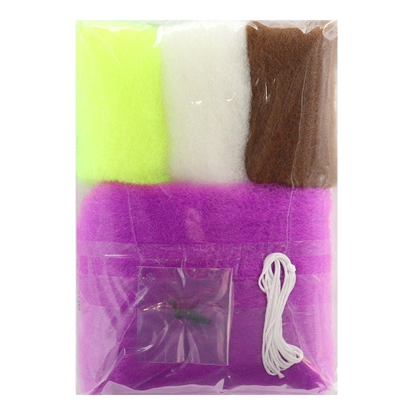 NadelfilzenKit "Neonfarben Tiere lila Katze H441-623" Hamanaka