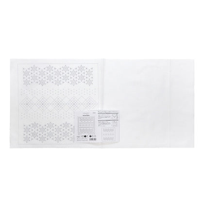 Embroidery Fabric "Hanachi cloth Pack Snow Flake White H-1115" Olympus