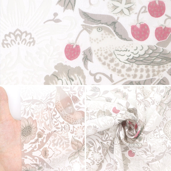 [From quantity 5] Fabric "MODA BEST OF MORRIS Best of Morris Opal Strawberry Sea Sea Brown 8076-15"