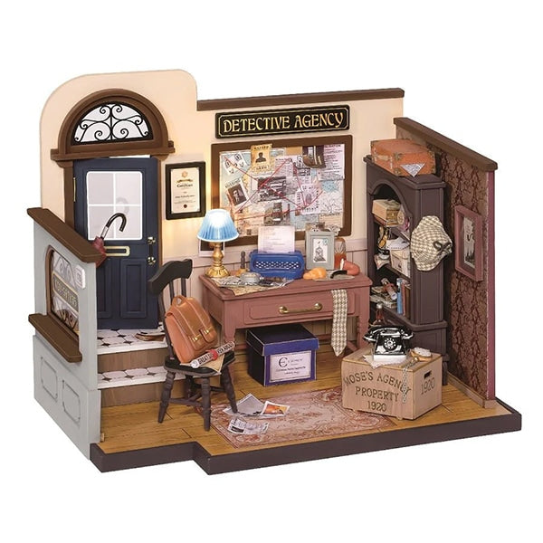 Kit de trabajo "Compañía de detectives misteriosos de casa en miniatura 664572-DG157"