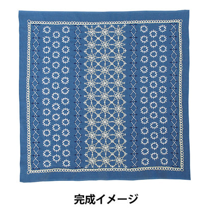 Kit de broderie "Kit Sashiko La Bouquetière Kasumiisou SK-447" Olympus Olim Pass