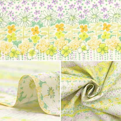 [From quantity 5] Fabric "Broad Innocent Flower 850410-1-2"