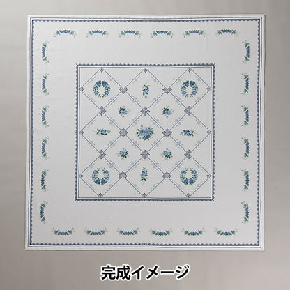 刺绣套件“ Ono Megumi Blue Rose Motif Table Cross 1204” Olimpus Olim Pass