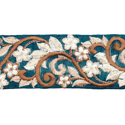 [الكمية من 5] الحرف اليدويةالزركشة 『2022 زركشة التطريز الهندي أخضر × بني 45356B”