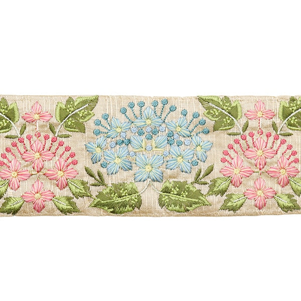 [الكمية من 5] الحرف اليدويةالزركشة 『2022 زركشة التطريز الهندي بيج × أزرق 44808E”