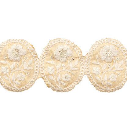 [الكمية من 5] الحرف اليدويةالزركشة 『2022 زركشة التطريز الهندي بيج × بيج 136D”