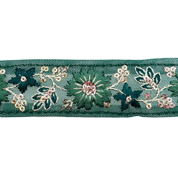 [الكمية من 5] الحرف اليدويةالزركشة 『2022 زركشة التطريز الهندي أخضر × أخضر 45180 لتر"