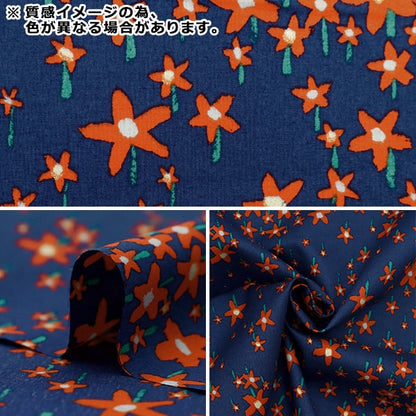 [Du 5] Fabric "Liberty tissu Tanalone Liberty Christmas Bright DC33536-J23C" Liberty Japan Liberty Japan