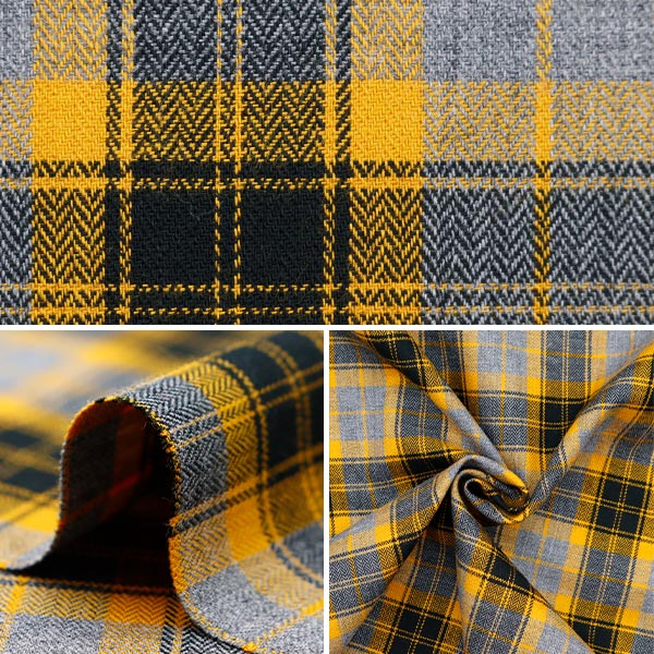 数量5から】 生地 『ヘリボーン チェック 95044-2番色 CHECK-AW27