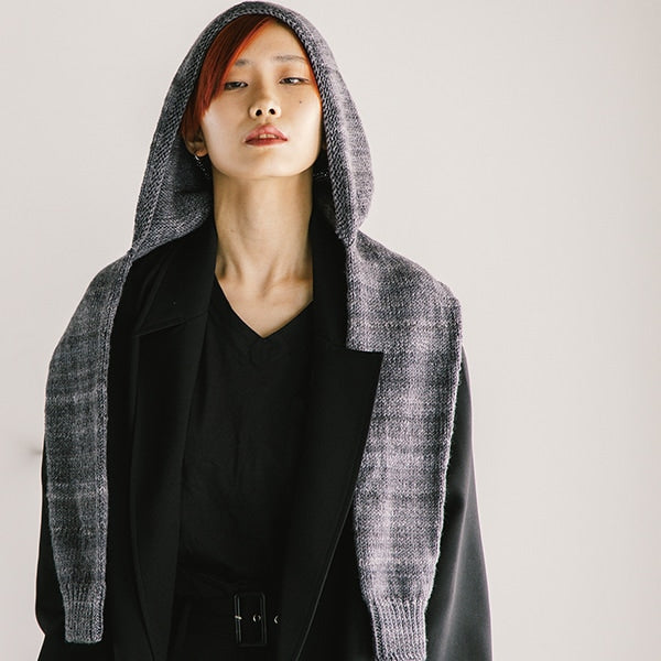 編み物キット 『フード付きマフラー 811番色 23-44』