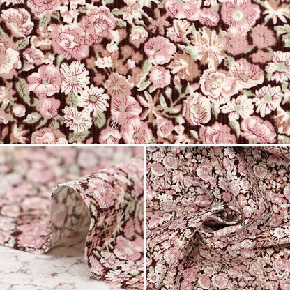 [De la cantidad 5] Fabric "Liberty Fabric Corduroy Challenge Pink 3639003-J23a" [YUZAYA ORIGINAL]