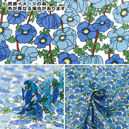 [From quantity 5] Fabric "Liberty Fabric Tana lawn Shamian 3634117-24BU] Liberty Japan