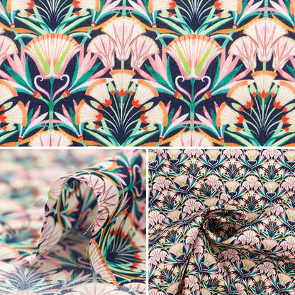 [Da 5] Fabric "Liberty Fabric Tanalone Lotus Love 3634142-24AU" Liberty Japan Liberty Japan