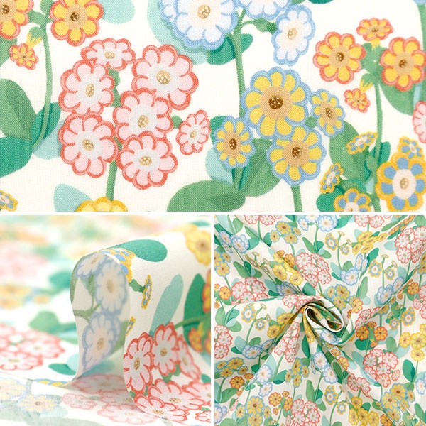 [الكمية تبدأ من 5] قماش "Liberty Fabrics Tana Lawn Primula Park 3634145-24AU" Liberty Japan Liberty Japan