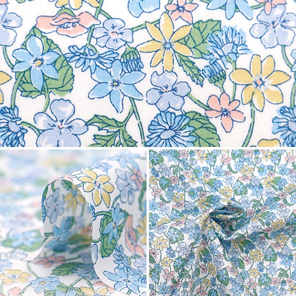 [From quantity 5] Fabric "Liberty Fabric Tana lawn Carmela Daisy 3634147-24AU] Liberty Japan