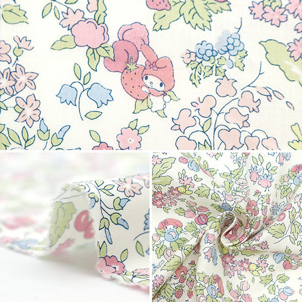 [From quantity 5] Fabric "Liberty Fabric Tana lawn Nancy's Ochard Pink DC30715-J24A] [Yuzawayaoriginal】