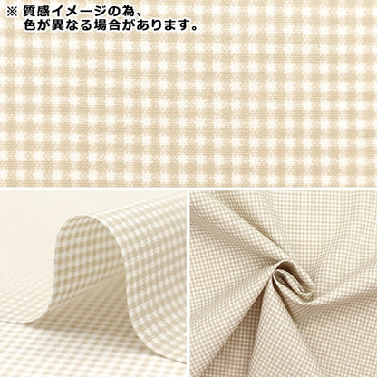 [From quantity 5] Fabric "TC Broad Check Red Not-CHEXS-B"