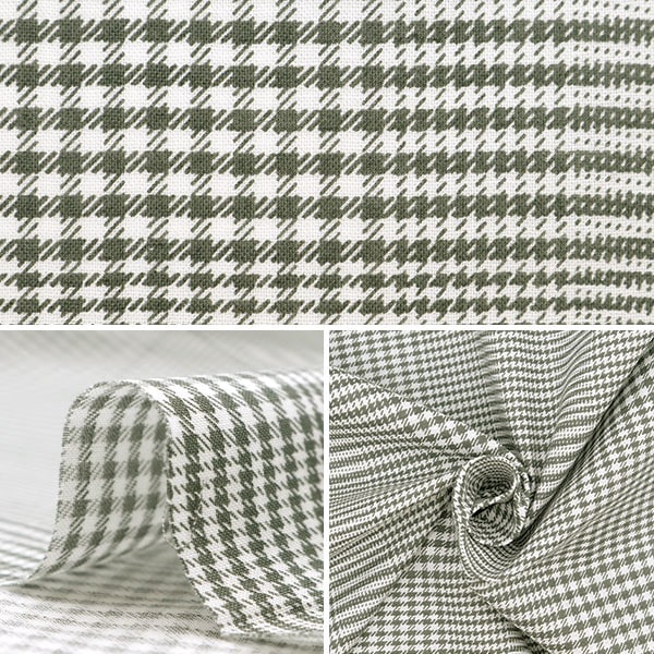 [Aus Quantität 5] Fabric "Schrecken Gen Check Grau SQGLCE-GR"