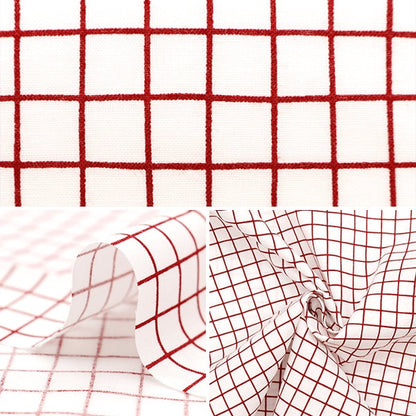 [De la cantidad 5] Fabric "Ventana de miedo Pen Red Sqwipe-Re"