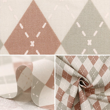 [From quantity 5] Fabric 『Sheeting Milk Ratte Argile Brown MLJS-12A]