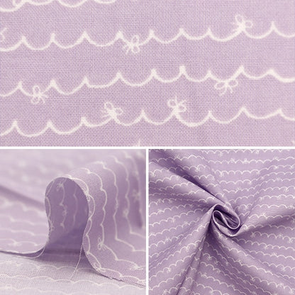 [From quantity 5] Fabric 『Poplin Home collection connectionRibbon DH11334S-M