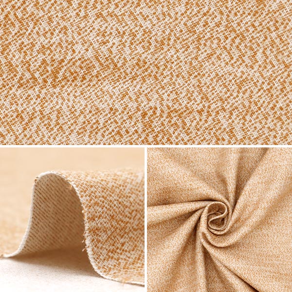 [De la quantité 5] Tissu "Banshu tissage brun brondé doux CLT317-3"