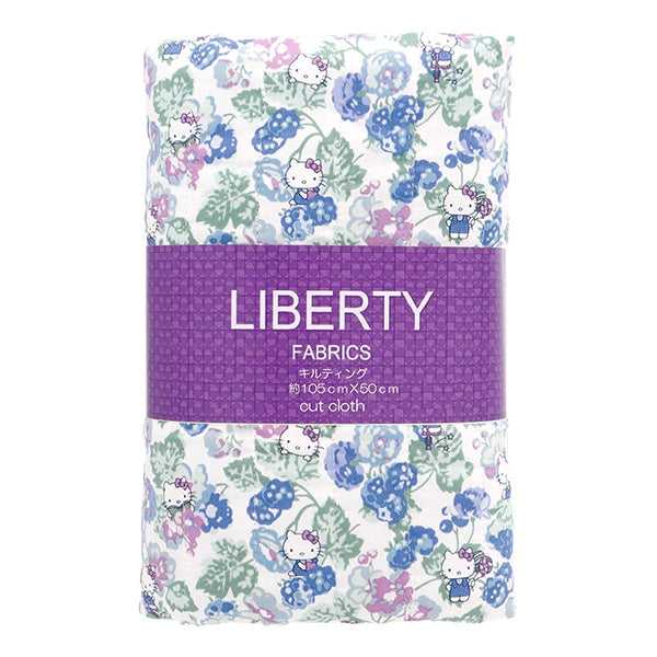 Tela "Liberty Fabric Tanalone Quilt Cut Cross aproximadamente 105 x 50 cm Momoko Black Berry CQDC28393J24B"