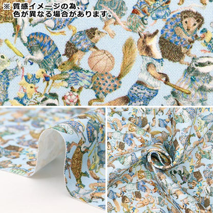 [Aus Menge 5] Stoff "Liberty Fabric 11 Leinwand Harabaloo 3631121-21a" Liberty Japan