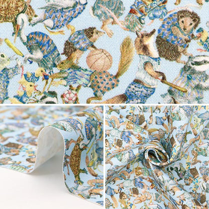 [Aus Quantität 5] Stoff "Liberty Fabric Nr. 11 Leinwand Harabaloo 3631121-21b" Liberty Japan