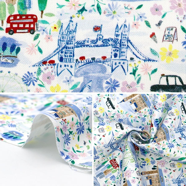 [الكمية من 5] قماش "Liberty Fabrics رقم 11 Canvas Pride and Bloom 363J6801-A" Liberty Japan Liberty Japan